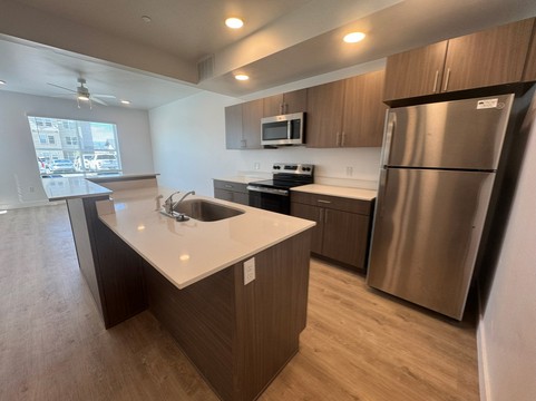An interior at Homestead Landing Apartments in Price, Utah.