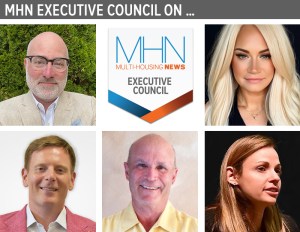 MHN Executive Council featuring headshots of five members