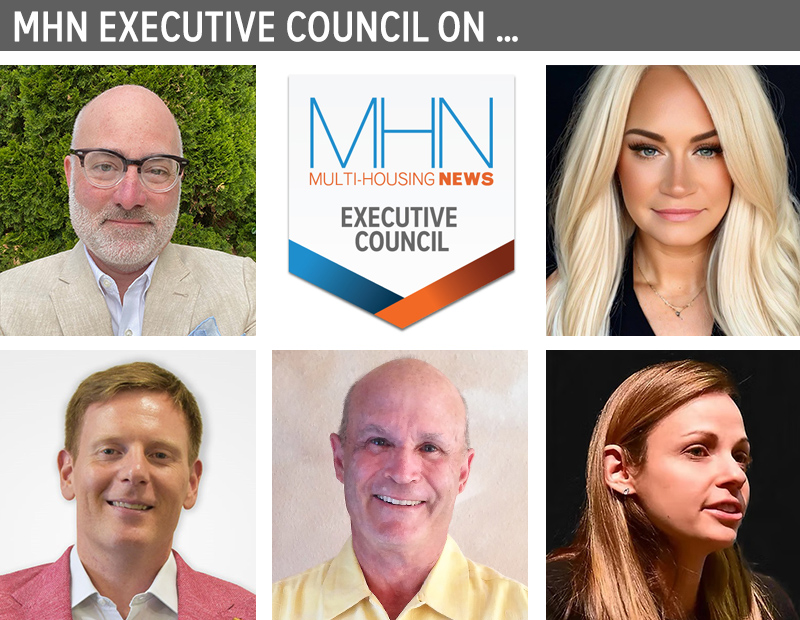 MHN Executive Council featuring headshots of five members