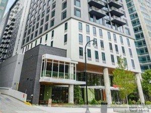 Exterior shot of Rambler Atlanta, a student housing community in Midtown Atlanta.