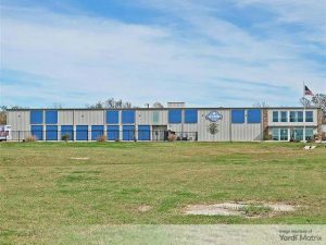Outside shot of the self-storage facility at 505 W. U.S. Highway, part of the two-property Solid Ground Storage, a 126,038-square-foot portfolio in Elgin, Texas.