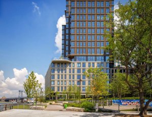 Exterior rendering of Williamsburg Wharf development