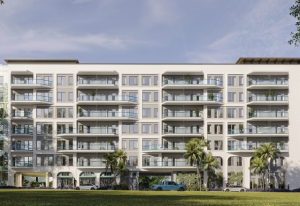 Rendering of the second phase of development for Bayside Apartments in Sarasota, Fla.