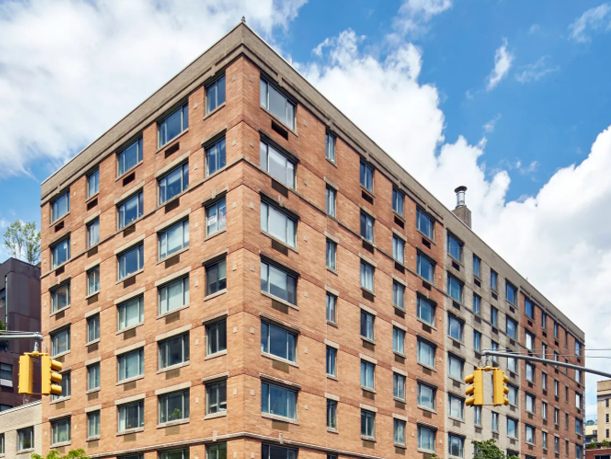 Exterior shot of 100 Jane St., a multifamily property in Manhattan's West Village.