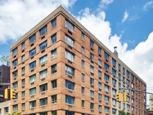 Exterior shot of 100 Jane St., a multifamily property in Manhattan's West Village.