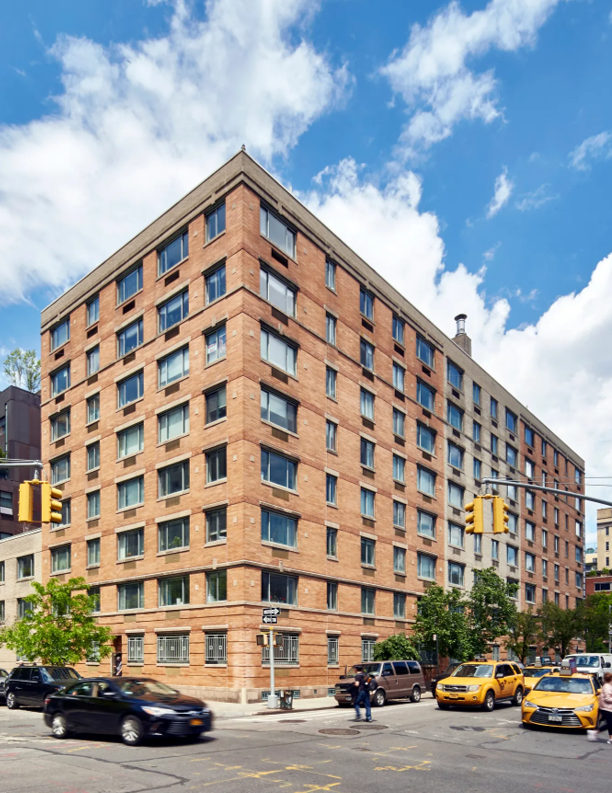 Exterior shot of 100 Jane St., a multifamily property in Manhattan's West Village.