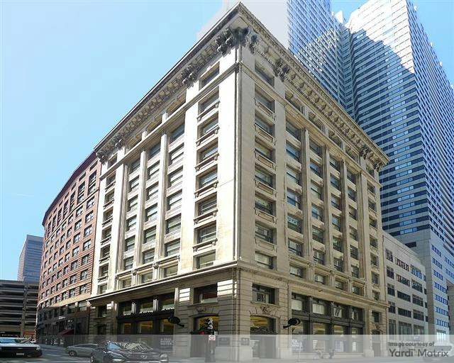 Exterior shot of the building at 85 Devonshire Street in Boston, one of the city's office conversion projects.