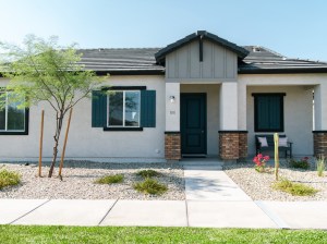 Exterior shot depicting one of the 108 homes within the BTR property Avilla Foothills in Surprise, Ariz.