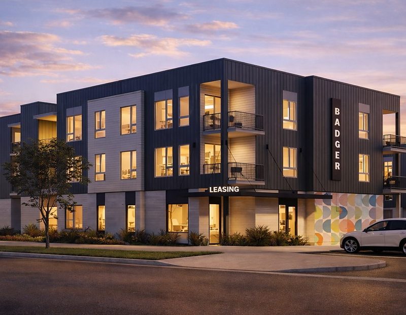 A rendering of Badger Heights Apartments in Richland, Wash.