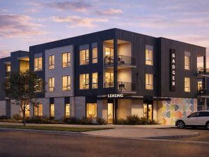 A rendering of Badger Heights Apartments in Richland, Wash.