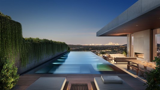 Rendering of pool at Four Seasons Lake Austin