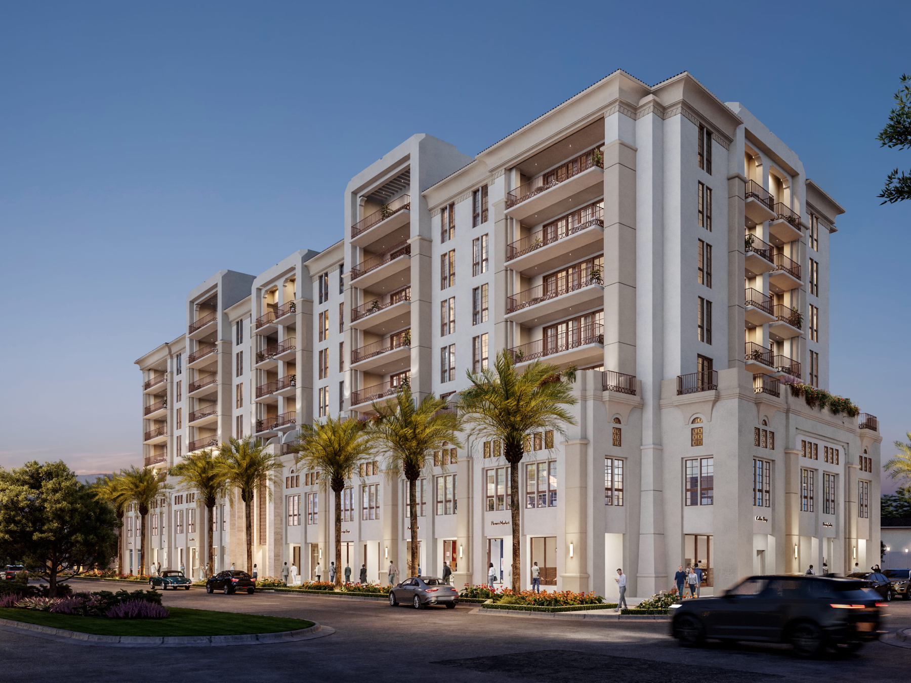 Rendering depicting Alhambra Parc, a condominium project in Coral Gables, Fla.