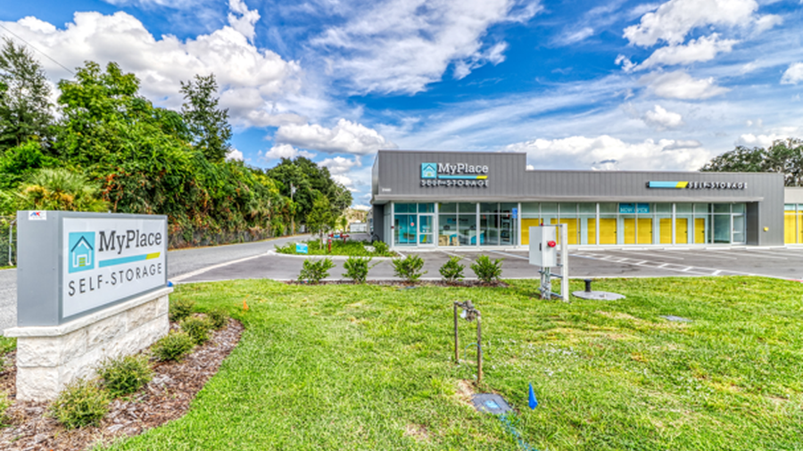 Exterior shot of MyPlace Self Storage in Mount Dora, Fla.