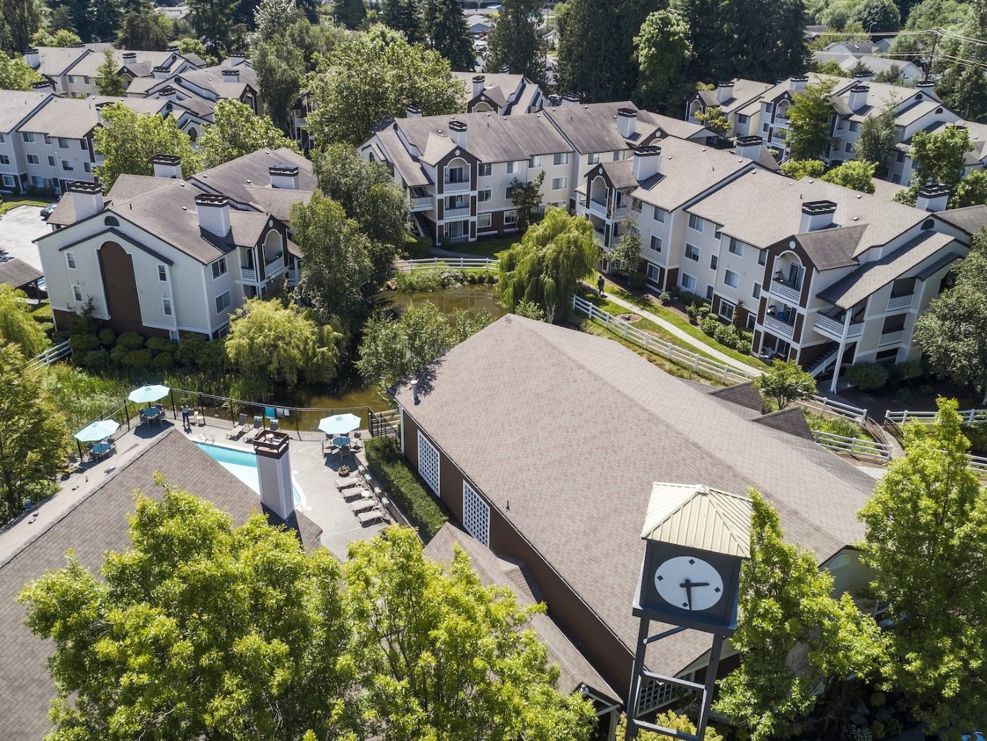 Outside shot of Olin Fields, a 352-unit garden style community Everett, Wash.