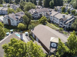 Outside shot of Olin Fields, a 352-unit garden style community Everett, Wash.