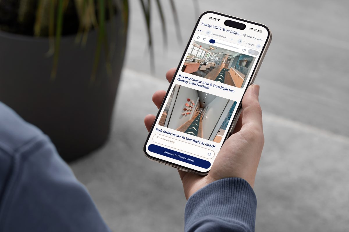 Image showing a phone screen in which the Aigentless tool is being used.