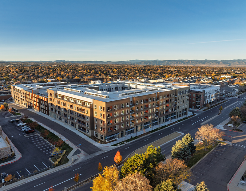 Aerial view of Atlas Peakview