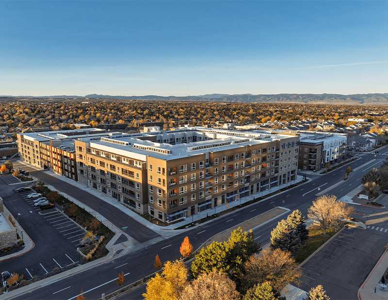 Aerial view of Atlas Peakview