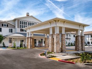 Outside shot of Clearwater at Sonoma Hills, a 94-unit senior living community in Rohnert Park, Calif.