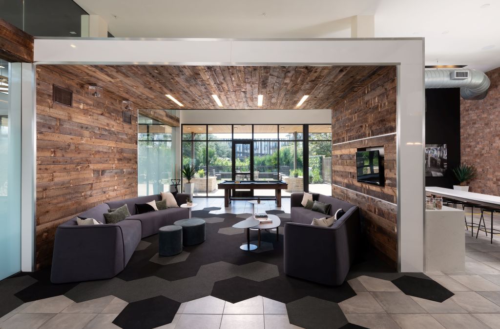 Since Austin, Texas, was a new market for Draper and Kramer, the company’s external marketing team played a big role in recruiting new employees for DK Riata, a property it owns and manages. Image courtesy of Draper and Kramer