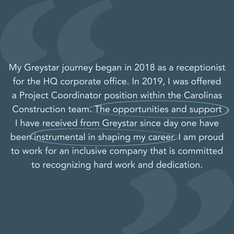 This Instagram post featuring a Greystar employee was used to support the company’s recruitment efforts. Image courtesy of Greystar