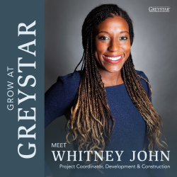 Greystar’s communications and creative departments work with talent acquisition teams to create employee spotlights, which are posted on Instagram to give candidates a feel for the company’s workplace culture.