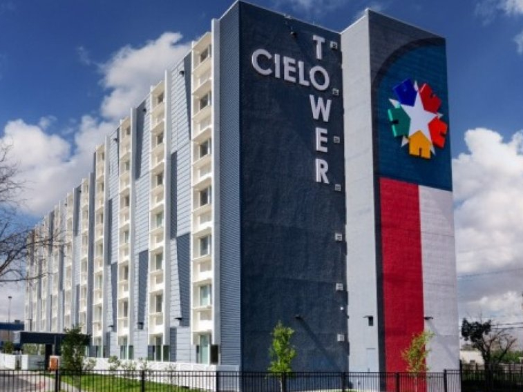 Exterior shot depicting the senior housing property development by Hunt Capital Partners in El Paso, Texas.