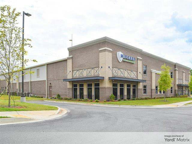 Outside shot of Midgard Self Storage, a 88,364-rentable-square-foot self storage property in Fayetteville, Ga,