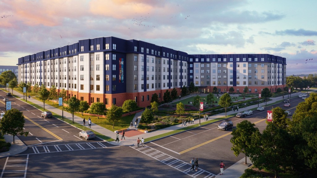 A rendering of 850 West End. Ave., a 7 million, 305-unit, 793-bed student housing community that is being built by Radnor Property Group and partner Madrone Community Development Foundation. 