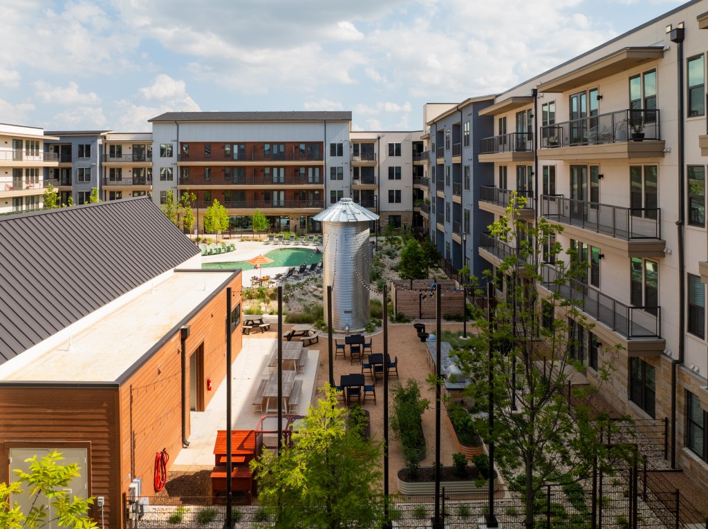 Amenities that residents value, such as this outdoor space at RPM Living’s Shelby Ranch property in Austin, Texas, can drive retention and renewals. Image courtesy of RPM Living