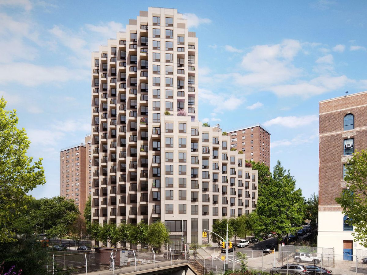 A rendering of Sol on Park in the Bronx