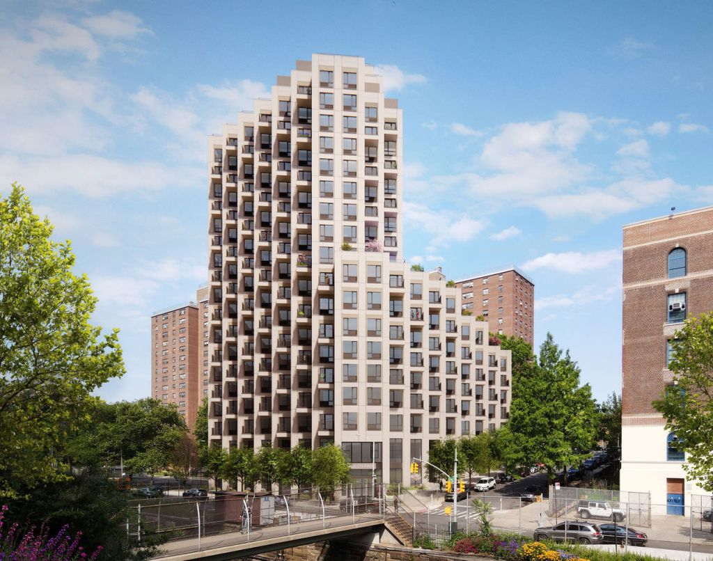 A rendering of Sol on Park in the Bronx