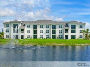 Exterior shot of Spectra, a 12-building multifamily property in Fort Myers, Fla.