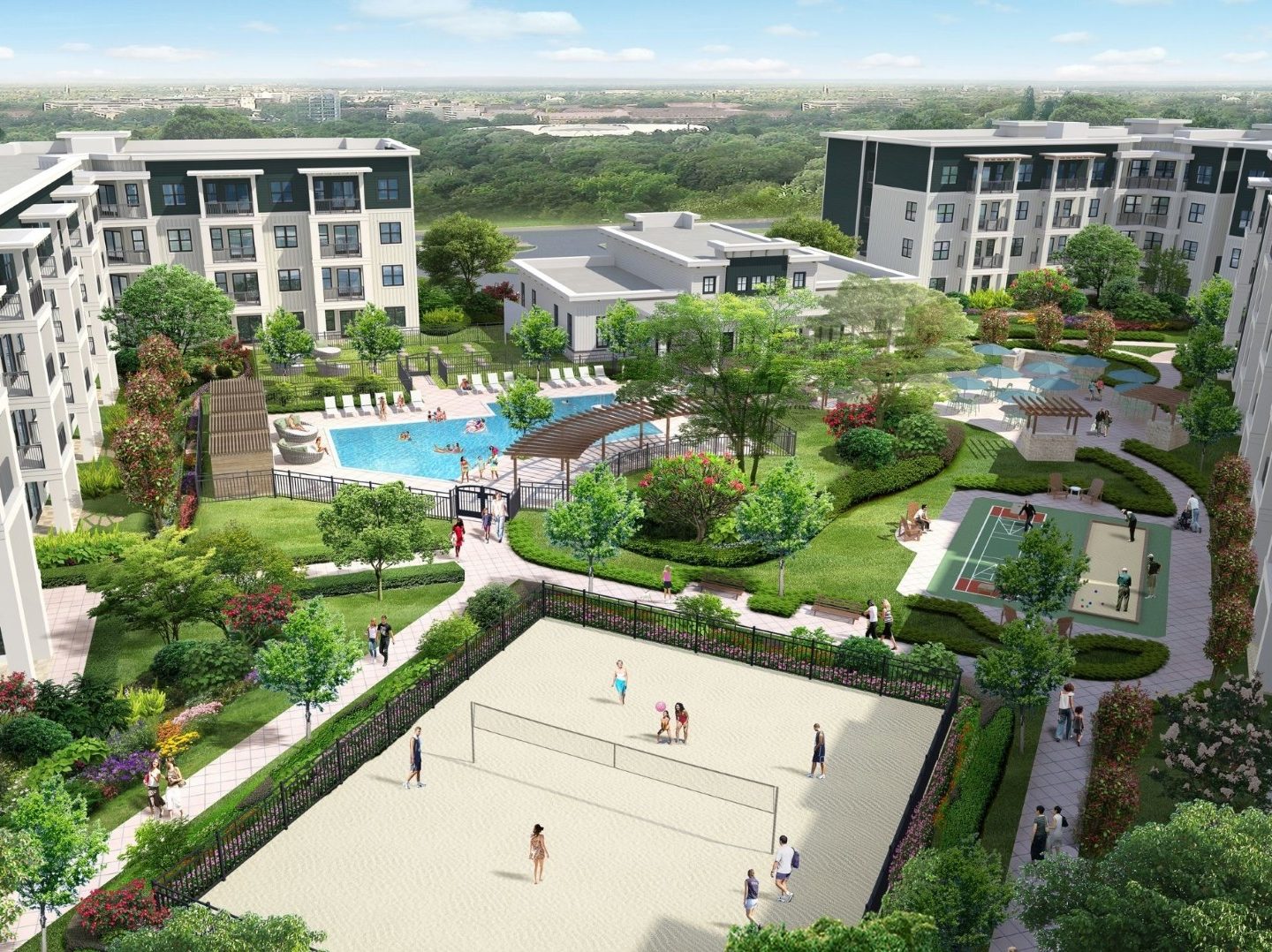 A photo of the Albion, a 325-unit apartment community in Valrico, Fla.
