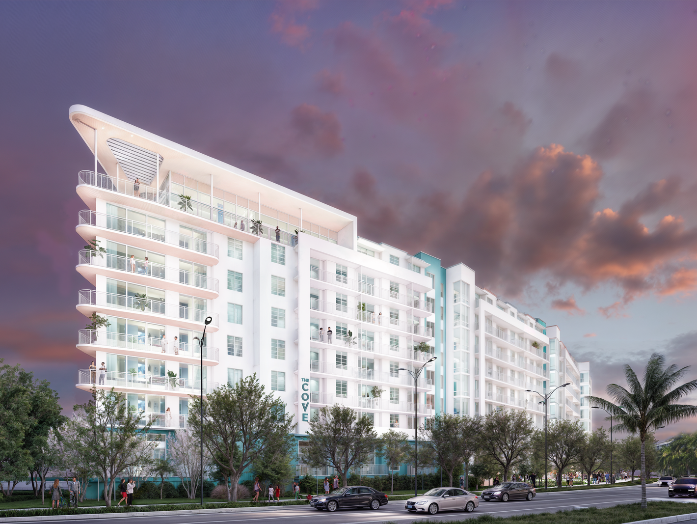 Rendering of The Cove, a mixed-income project in Fort Lauderdale, Fla.