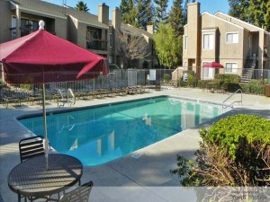 Exterior shot featuring the amenity package of Waterfield Square, a multifamily property in Stockton, Calif.