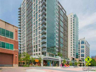 Exterior shot of Windsor Courthouse, a 20-story residential tower in Arlington, Va.