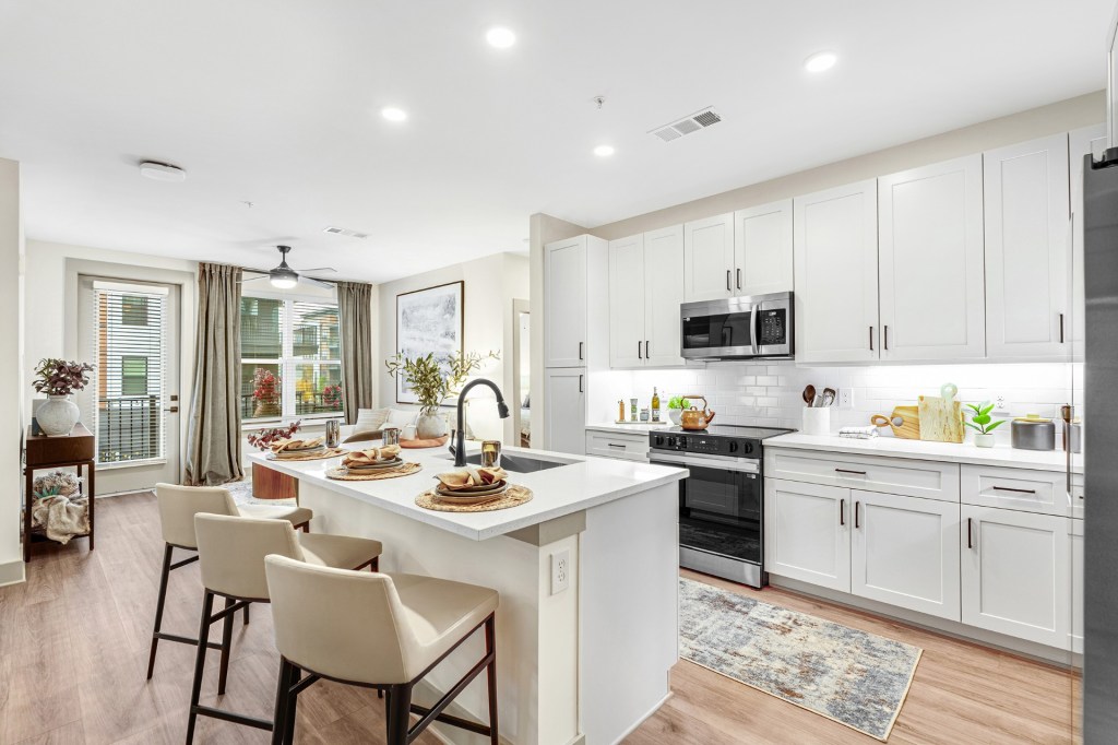 An image with the interior of an apartmnt from Ellison Cool Springs, a three-building multifamily community in Franklin, Tenn.