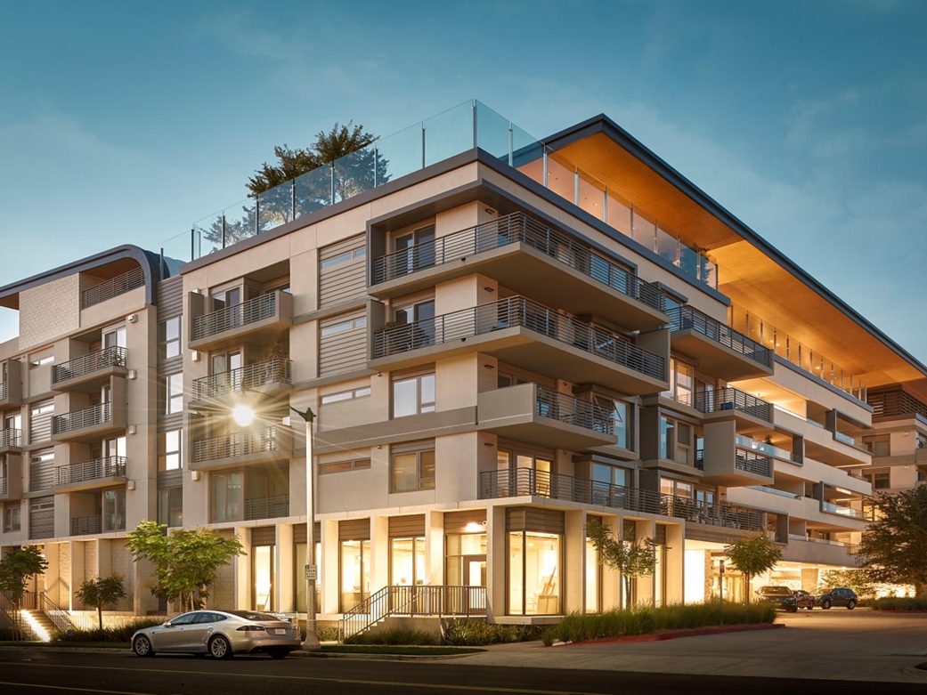 Exterior rendering of Avocet Playa Vista in Los Angeles