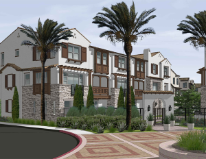 Rendering of BTR Community in Riverside, California.