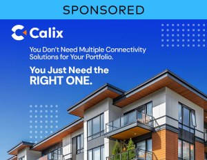 Sponsored content banner from Calix