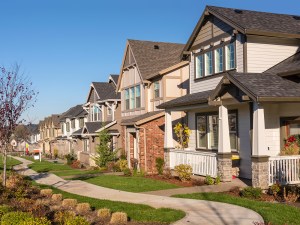 Houses in a row