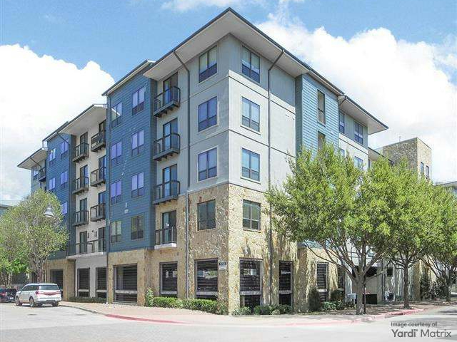 Exterior shot featuring one of the external buildings of Legacy North, a multifamily property in Plano, Texas.
