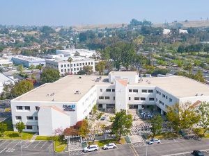 A photo of the Monterey Park office campus