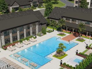 Rendering of Rivet, a 300-unit luxury community project in Chelsea, Ala.