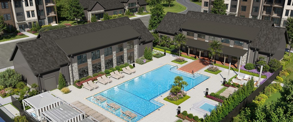 Rendering of Rivet, a 300-unit luxury community project in Chelsea, Ala.