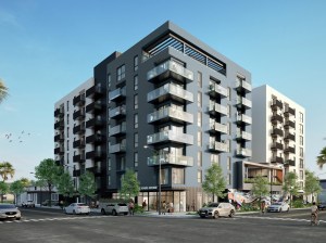 Rendering of The Samuel, a multifamily project in San Diego.