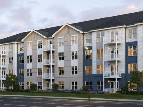 Rendering of Altera Heights, a multifamily project in Apex, N.C.