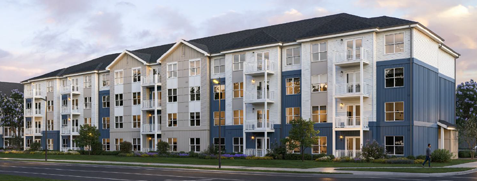 Rendering of Alta Apex, a multifamily project in Apex, N.C.