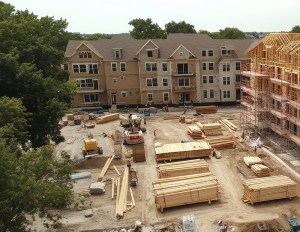 Multifamily construction site